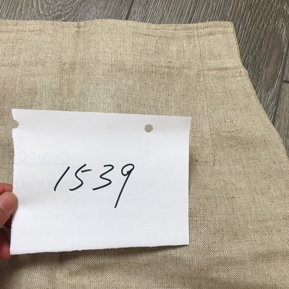 State of the Art Merchandising Co. Linen Blend Beige Skirt Size 9 - Picture 9 of 9